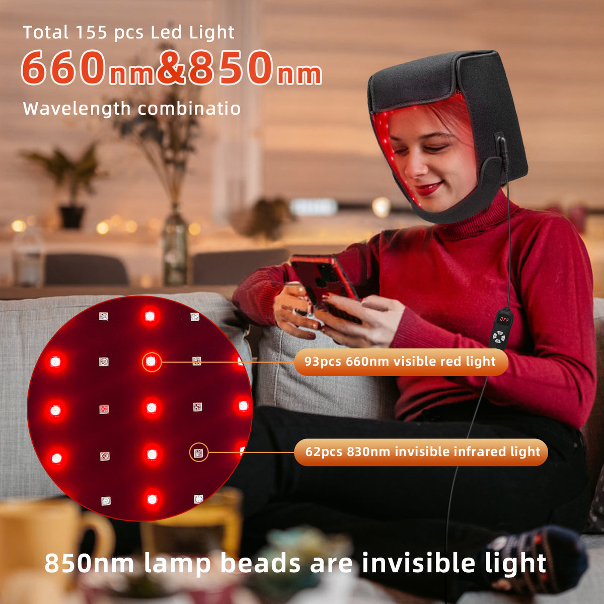 Bliofo Red Light Therapy Hair Growth Hat